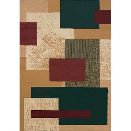 United Weavers United Weavers 940 27097 24 1 ft. 10 in. x 3 ft. Manhattan Tucson Accent Rug; Cream 940 27097 24